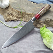 Kuhinjski nož Damask Hakusan - Chef / Red KP14032