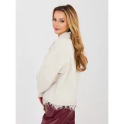Svetlo bež jeans jakna