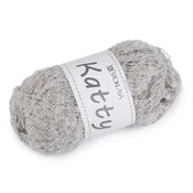 Pletena preja Katty 100 g - siva najsvetlejša