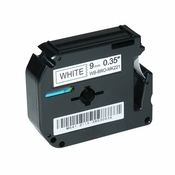 Kompatibilen trak za Brother M-K221BZ/MK221/MK-221/PT/P-Touch 9mm - črn izpis/bel trak