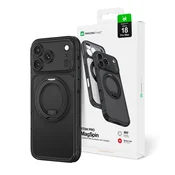 Titan AmazingThing Titan Pro Spin Futrola za iPhone 18 Pro Max, Rotirajuci Prsten, MagSafe - Crna