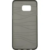 Gumijast ovitek Waves za Samsung Galaxy S6 Edge Plus G928, črne barve