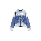 Desigual Majica modra / svetlo modra