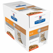 MP Hills PD Feline k/d+Mobility Chicken - Ekonomicno pakiranje: 24 x 85 g