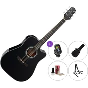 Takamine GD30CE SET 2 Black Elektro-akusticna dreadnought