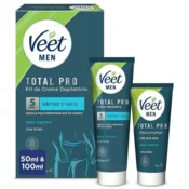 shumee Krema za intimno odstranjevanje dlak Veet Total Pro 100 ml + balzam 50 ml