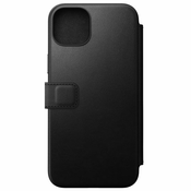 Nomad Modern Leather Folio, black - iPhone 15 Plus (NM01624585)