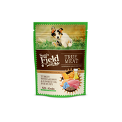 Sams Field True Meat Hrana za pse do 1. godine, Ukus ćuretina sa lososom i lanenim uljem, 6x260 g