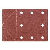 Brusni papir 115 x 160 mm, rupe, perforacija za zatvaranje pukotine. K80, 3 kom. 55H816