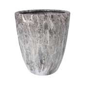 Keramična prevleka za lonček 37x37x45,5cm z mramornim učinkom 80563