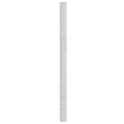 vidaXL Membrana za plevel bela 2x5 m PP