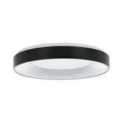Eglo 55802 - LED prigušiva plafonska svetiljka 4xLED/8,1W/230V O 48 cm crna+daljinski upravljac
