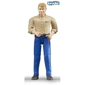 Figura covek plave farke