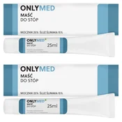 M.E.D. 2x mazilo za stopala za razpokano, suho kožo in otiščance 25 % urea