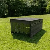 The Cube – Dizajnerska garaža za robotske kosilnice – Large/Črna