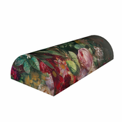 shumee Polvaljna blazina Bouquet 10x40 cm - ergonomska, s spominsko peno, za hrbet, vrat in dekolte, dekorativna - Bertoni