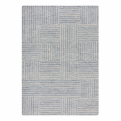 Svijetlo plavi ručno rađen vunen tepih 80x150 cm Memphis Wool – Flair Rugs