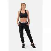 Ženska trenirka Iconic Mid-Waist Black - NEBBIA