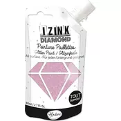 Aladine IZINK Diamantna barva - pastelno rožnata, 80 ml