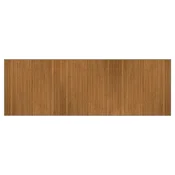 Vidaxl Preproga pravokotna rjava 100x300 cm bambus