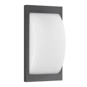 LCD Zunanja stenska svetilka LED 069LEDSEN, grafit, senzor - Sodobni - grafit, opalno bela - Kovina