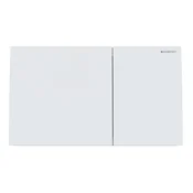 Geberit 115.622.JT.1 - Tipka za splakovanje Sigma70 25x14,6 cm mat bela