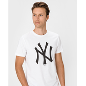 New Era New York Yankees Majica 454198 Bela