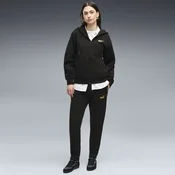 PUMA Metallic Hooded Tracksuit Women, Clothing, Black, S