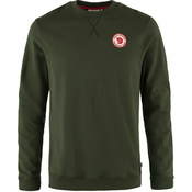 Fjällräven Majica s kapuljacom na otvorenom 1960 Logo Badge Sweater M Deep Forest XL