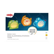 Haba Kreativni set Svetilka s sponko Živali