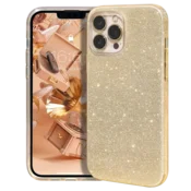 Ovitek za telefon Glitter iPhone 13 Pro Max, zlata