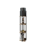 Opviq Podna lampa Nora, 135 cm E27, Crna