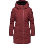Ragwear Zimski plašč Pevilla temno rdeča