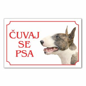Tabla Cuvaj se psa - BUL TERIJER