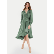 Swing Koktel haljina 5AE29200 Zelena Relaxed Fit