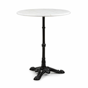 Blumfeldt Patras, bistro stol, mramorna ploca, O60cm, noga od lijevanog željeza