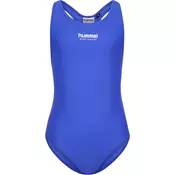 Hummel Športna kopalna moda JR Solid ultra mornarsko modra/bela