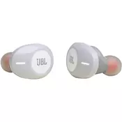 JBL bežicne bubice Tune 120TWS (Bele)  Bubice, 20Hz - 20KHz, Bluetooth, Bela
