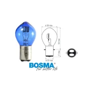 BOSMA Žarnica 12V 35/35W BA20D MODRA (6159)