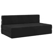 Sofa na razvlacenje Crna 152 x 86,5 x 60 cm Tkanina