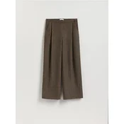 Reserved - Plisirane pantalone širokih nogavica