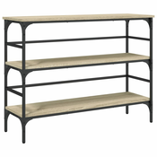MAISON CHIC Konzolna mizica - miza ob steni sonoma hrast 100x32x75 cm inženirski les, (21786612)