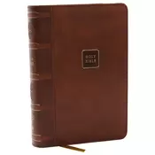 KJV Compact Bible w/ 43,000 Cross References, Brown Leathersoft, Red Letter, Comfort Print: Holy Bible, King James Versi