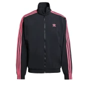 ADIDAS ORIGINALS Prehodna jakna Adicolor Firebird roza/črna