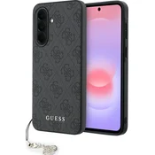 Guess 4G Charm zadnji pokrov za Samsung Galaxy A37 črni