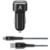 Cellularline TETRA FORCE 15W USB-C s za avtomobilni polnilnik kabli Samsung