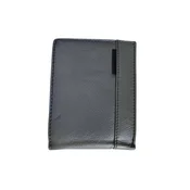 HJP siva Novcanik kožni muški sa RFID zaštitom 85060 12x9x3 štepan crnim koncem položeni ( 16NMH85060PC )