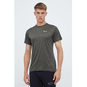 Salewa PUEZ MELANGE DRY M S/S TEE, maja m.kr poh, zelena 26537