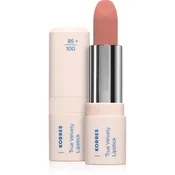 Korres True Velvety Lipstick kremasta šminka s satenastim zaključkom odtenek 13 Nude Pink 3 g
