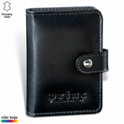 Princ Leather Novcanik za kartice, Crni